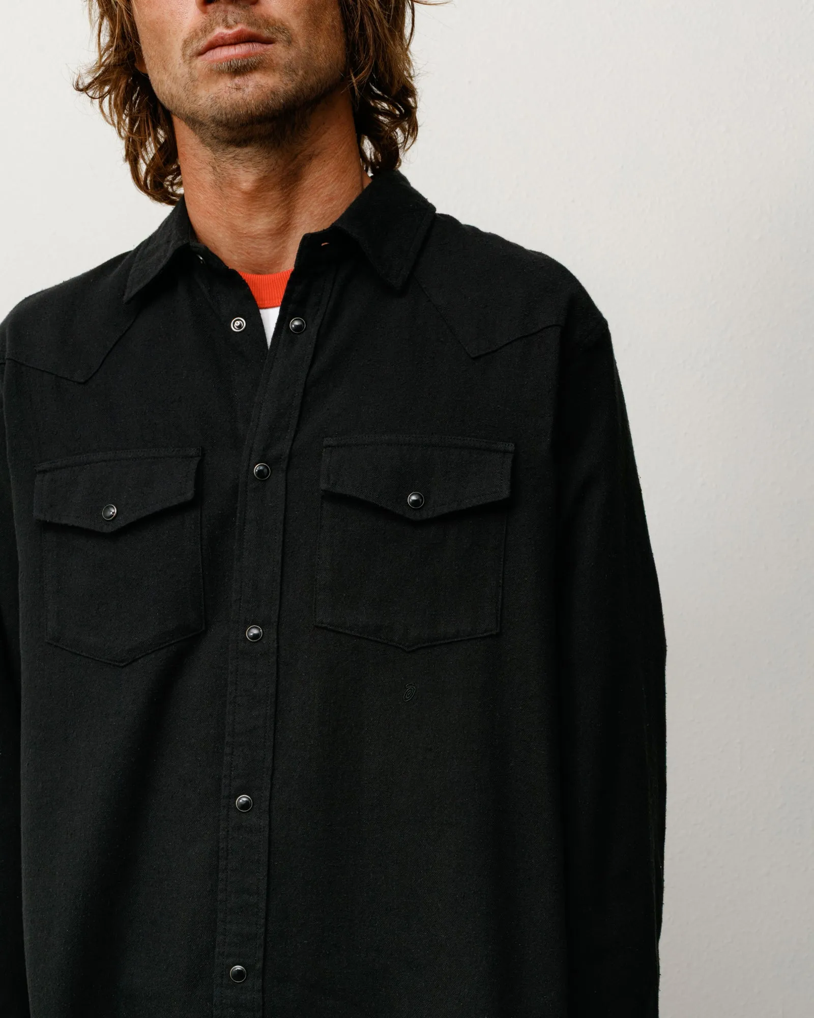 COTTON SILK WESTERN SHIRT sold by Stussy product image thumbnail 2