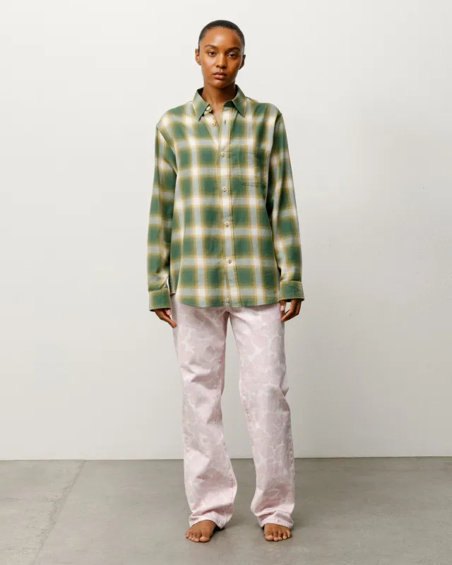 BEACH OMBRE PLAID SHIRT made by Stussy