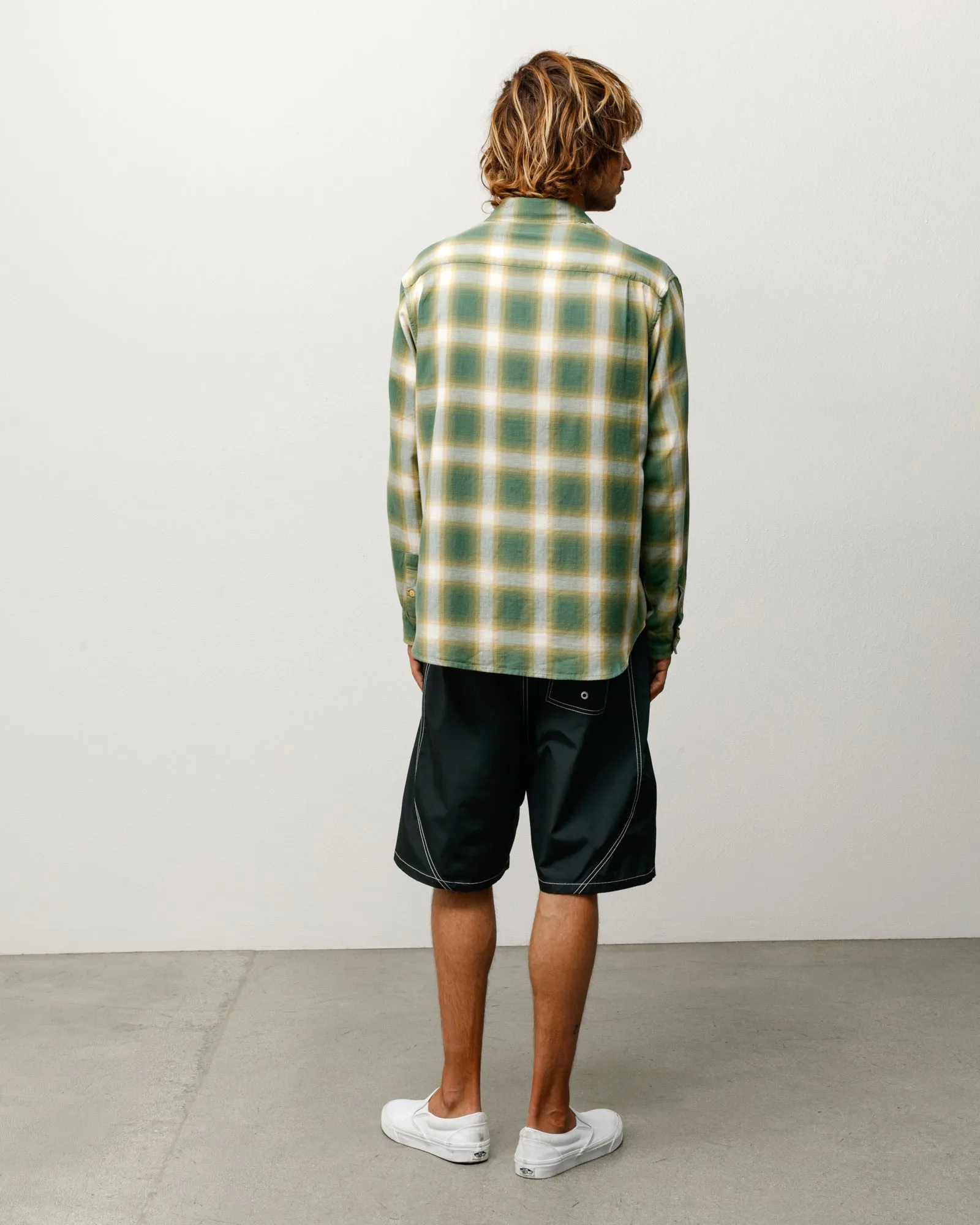 BEACH OMBRE PLAID SHIRT sold by Stussy product image thumbnail 5