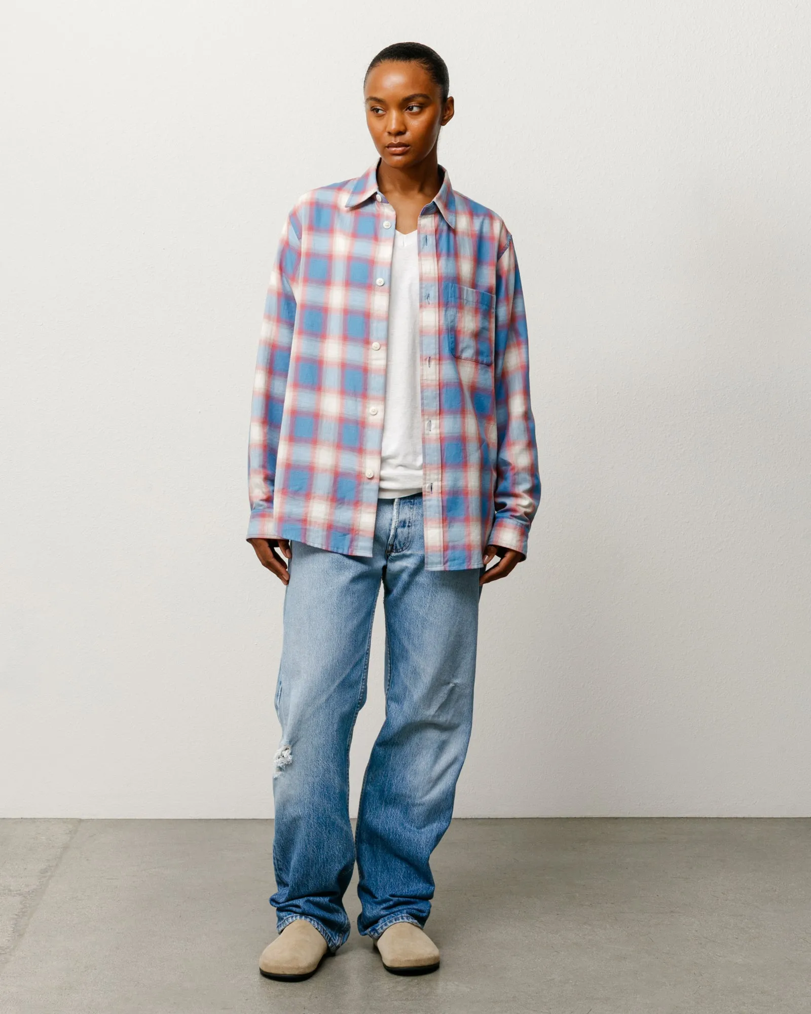 BEACH OMBRE PLAID SHIRT sold by Stussy product image thumbnail 4