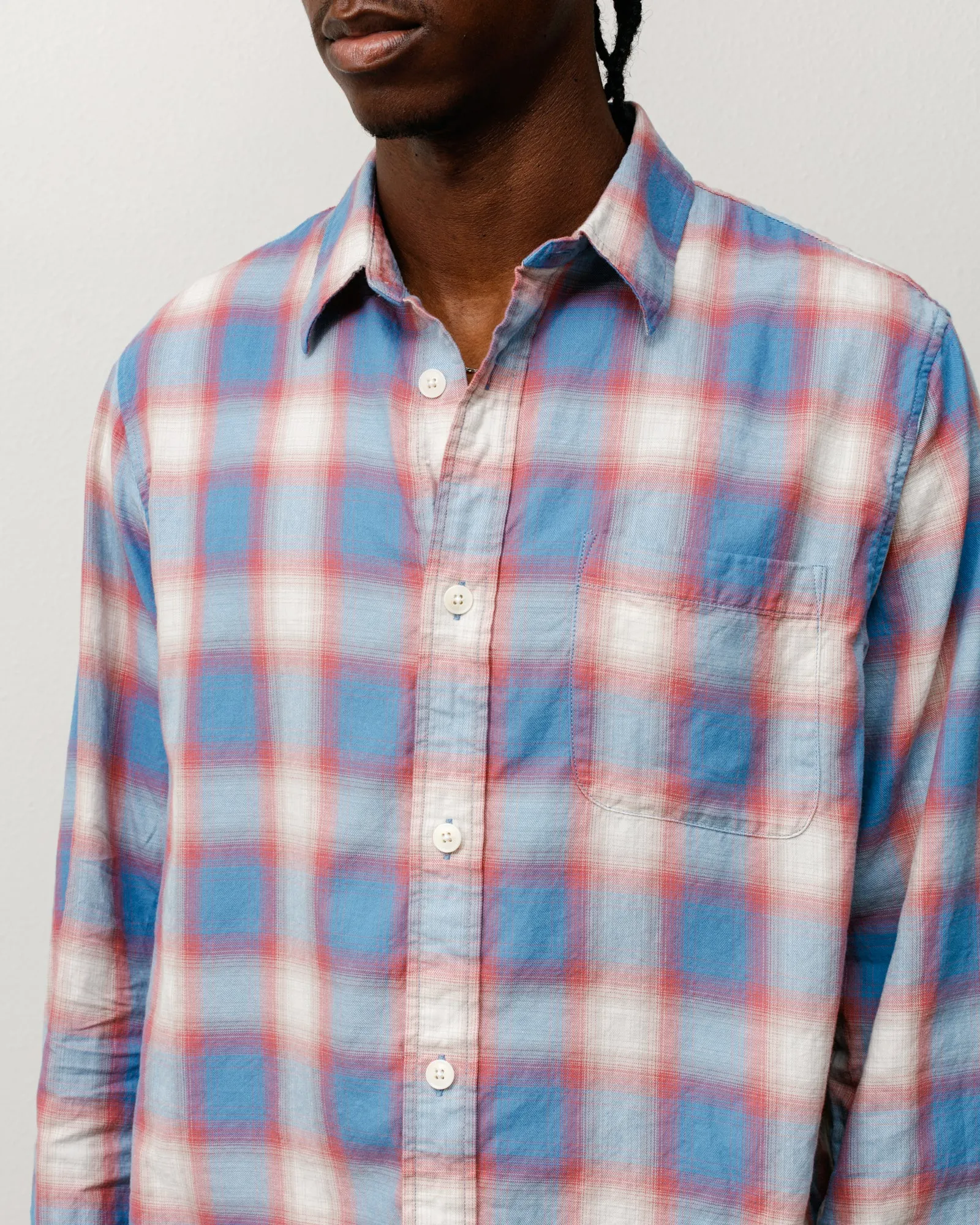 BEACH OMBRE PLAID SHIRT sold by Stussy product image thumbnail 2