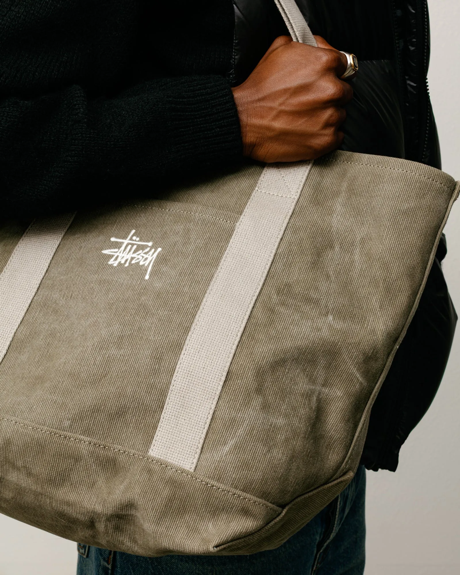 WAXED CANVAS MARKET TOTE sold by Stussy product image thumbnail 2