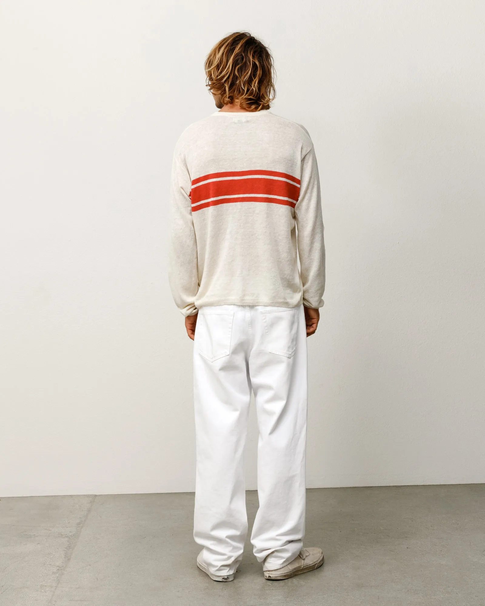 LIGHTWEIGHT STRIPED SWEATER sold by Stussy product image thumbnail 4
