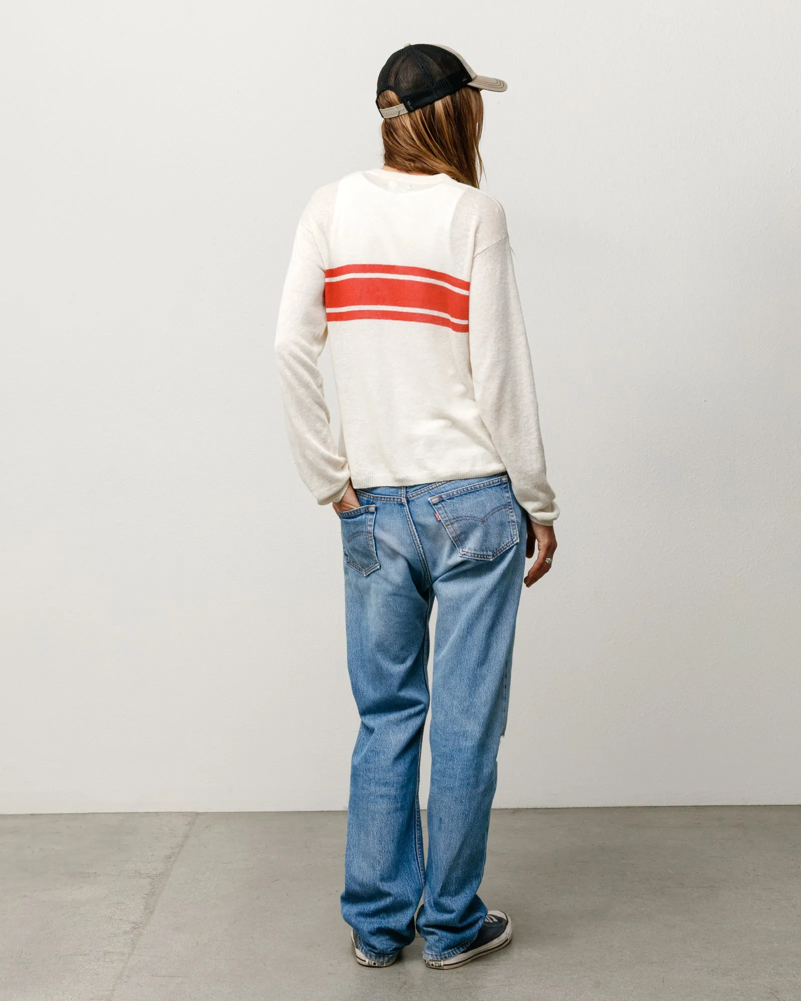 LIGHTWEIGHT STRIPED SWEATER sold by Stussy product image thumbnail 2