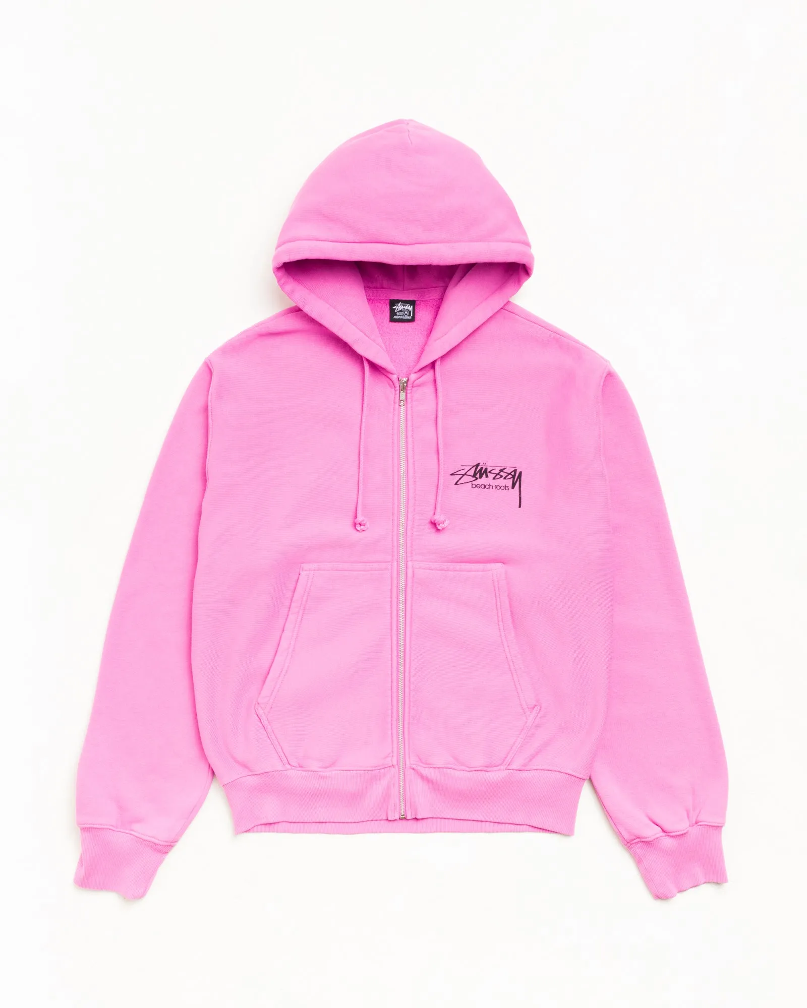 BEACH ROOTS ZIP HOODIE GARMENT DYED sold by Stussy