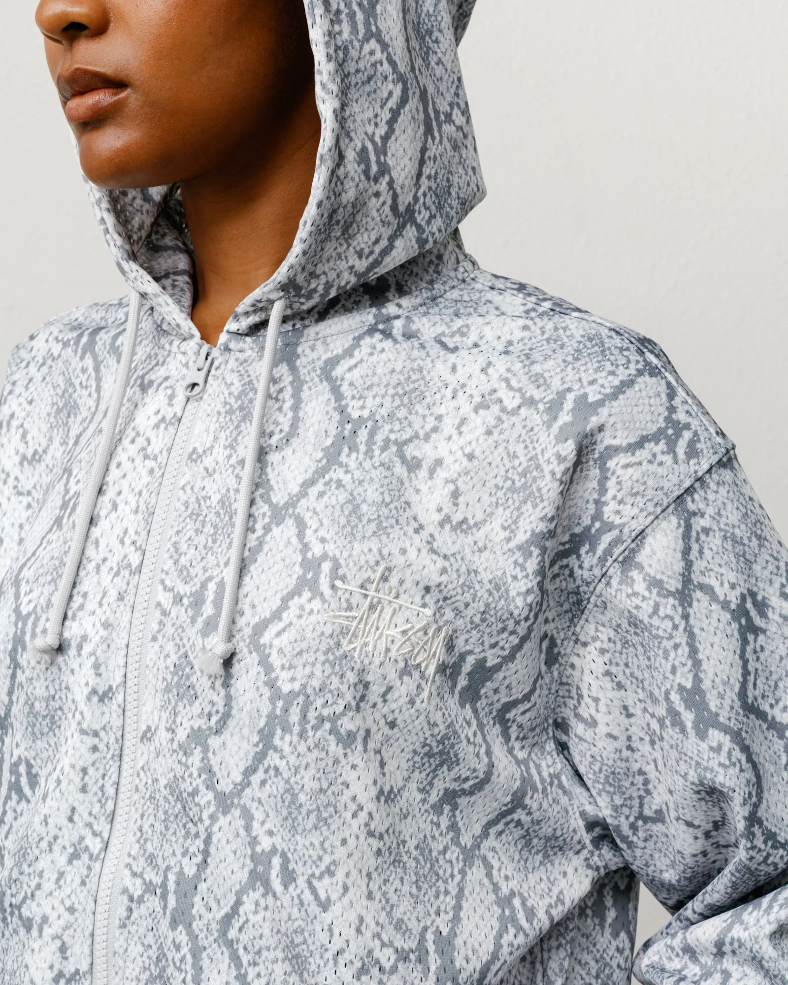 ATHLETIC MESH ZIP HOODIE sold by Stussy product image thumbnail 5