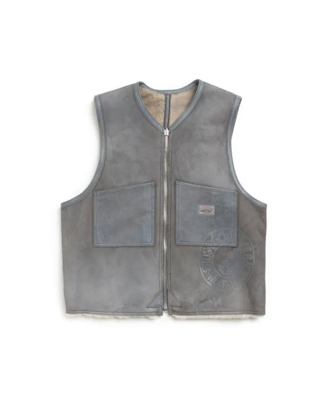 OUR LEGACY REVERSIBLE SHEARLING VEST made by Stussy
