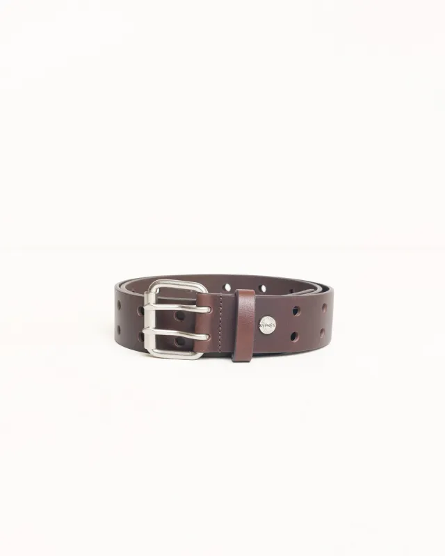 PUNCH OUT LEATHER BELT made by Stussy