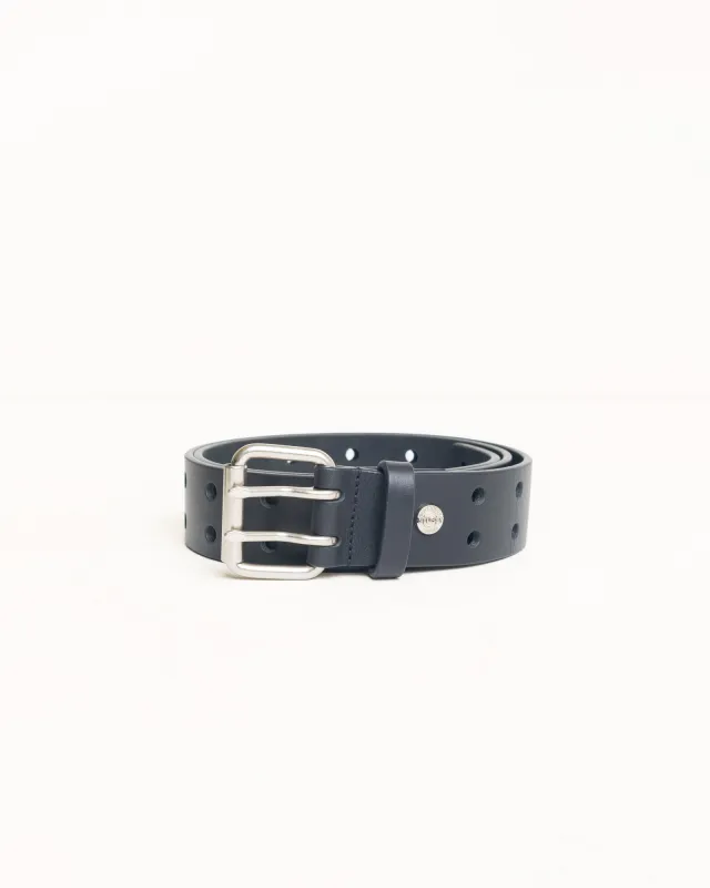 PUNCH OUT LEATHER BELT made by Stussy