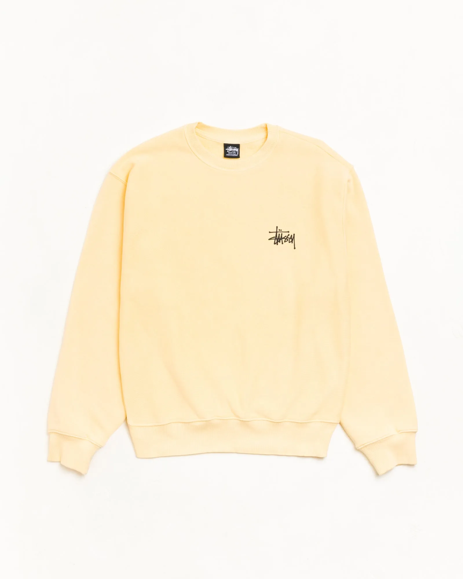 BASIC STÜSSY CREW GARMENT DYED sold by Stussy