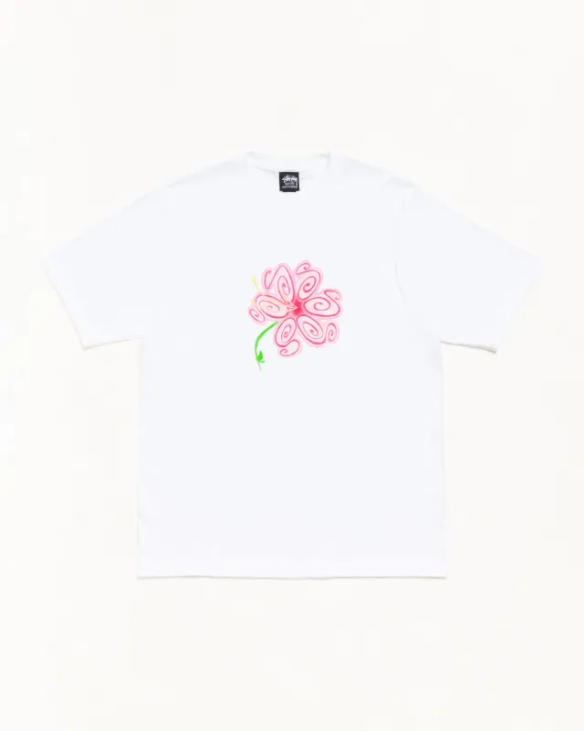 S FLOWER TEE made by Stussy