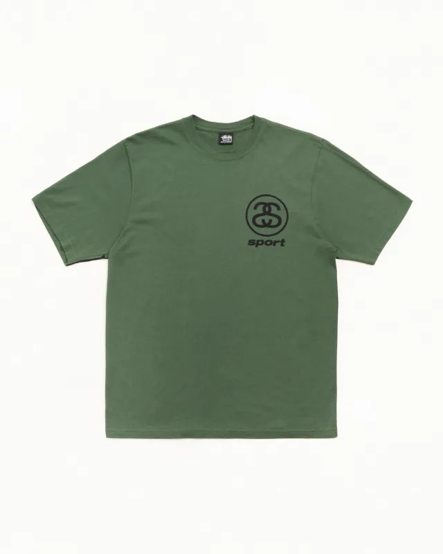 LINK SPORT TEE PIGMENT DYED made by Stussy