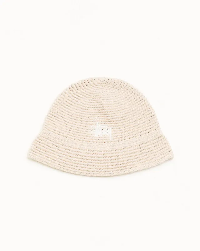 BASIC KNIT BUCKET HAT made by Stussy