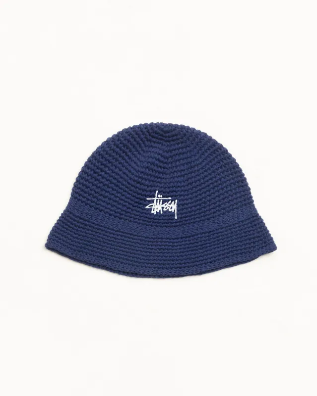 BASIC KNIT BUCKET HAT made by Stussy