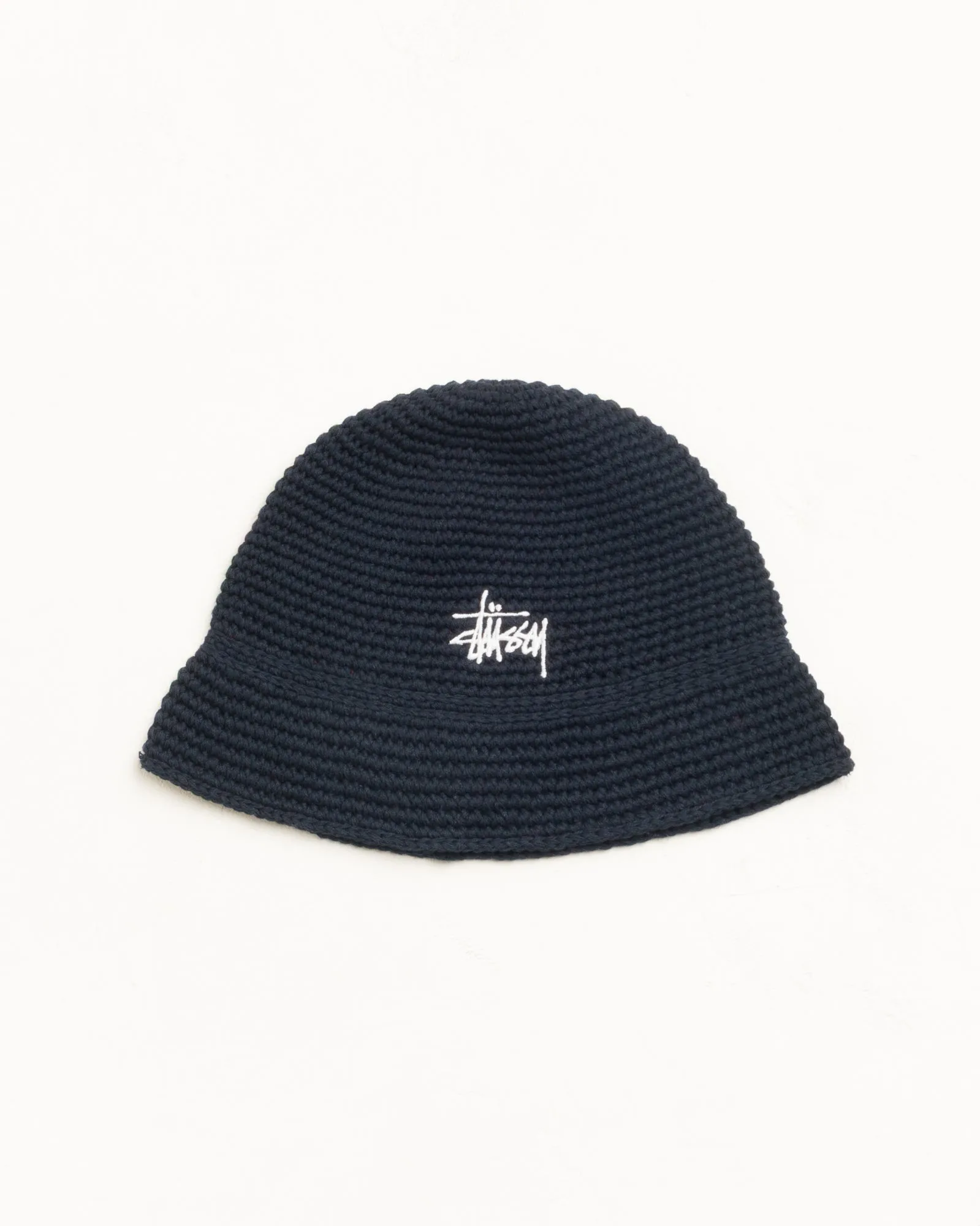 BASIC KNIT BUCKET HAT sold by Stussy