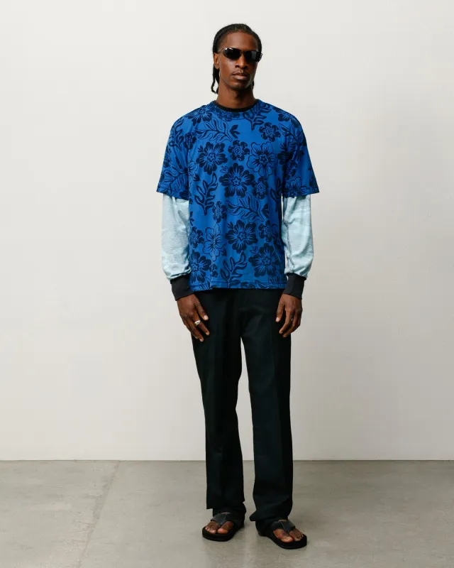 LAZY FLORAL TEE made by Stussy