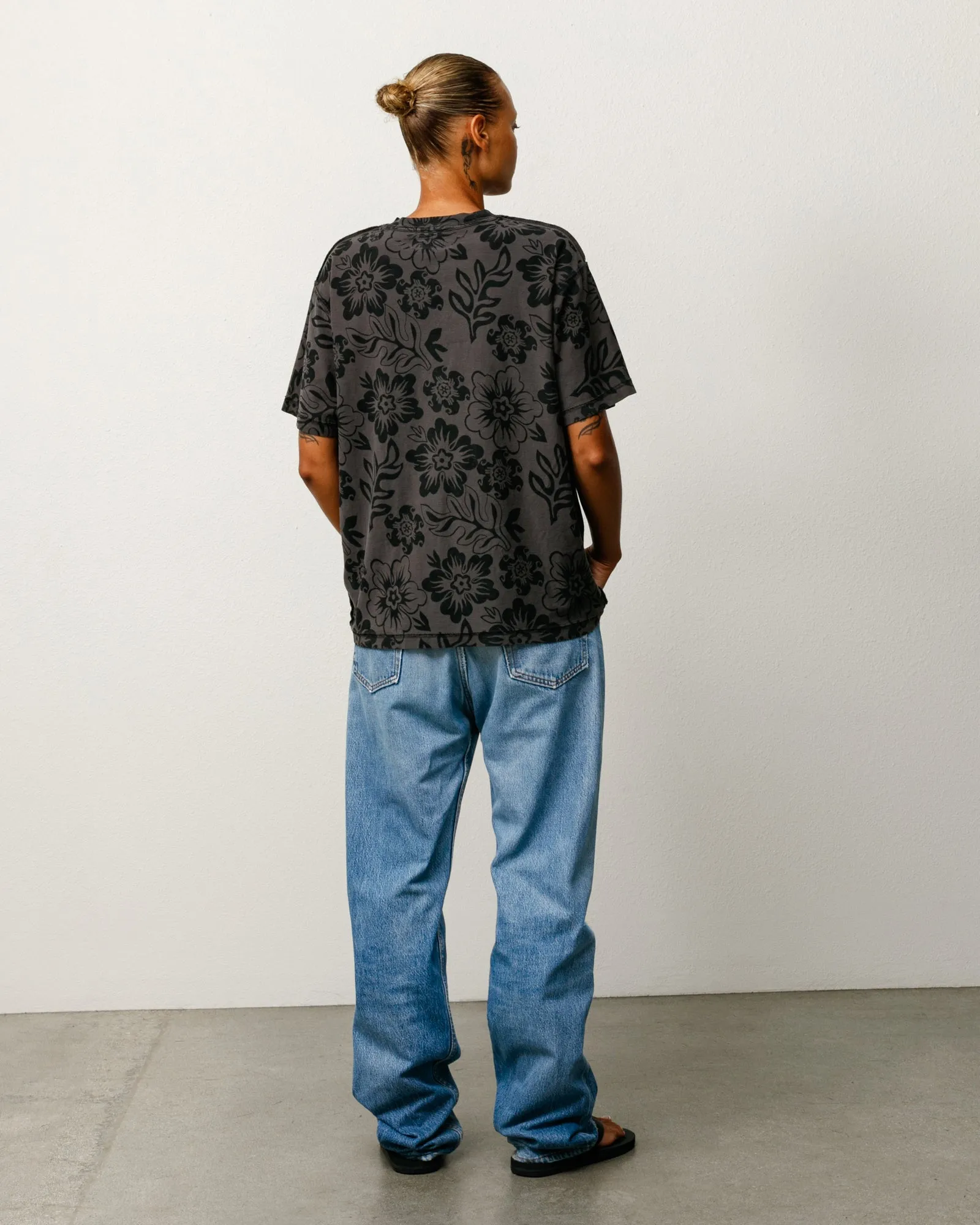 LAZY FLORAL TEE sold by Stussy product image thumbnail 2
