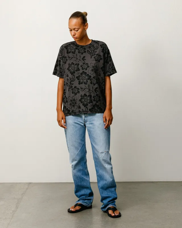 LAZY FLORAL TEE made by Stussy