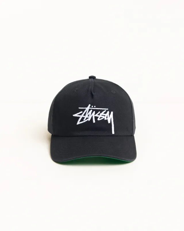 BIG STOCK SNAPBACK CAP made by Stussy