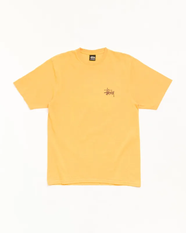 BASIC STÜSSY TEE PIGMENT DYED made by Stussy