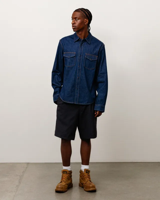 DENIM WESTERN SHIRT made by Stussy