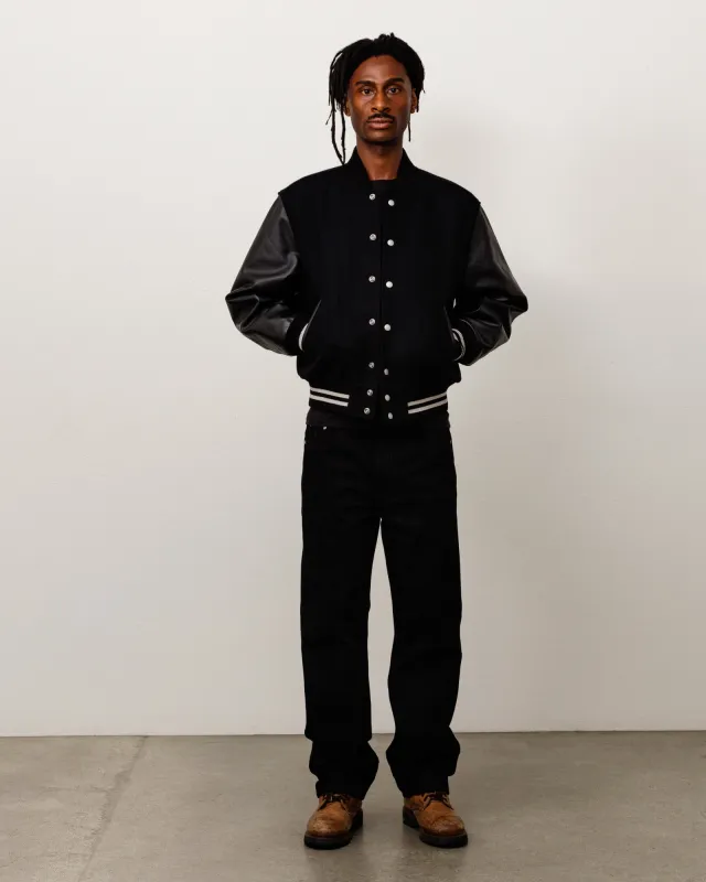 WOOL VARSITY JACKET made by Stussy