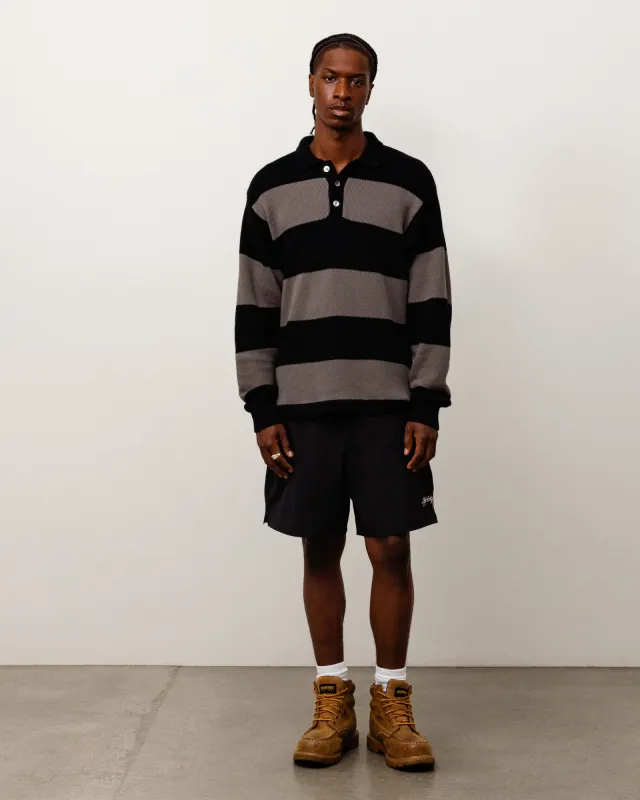 PIQUE KNIT STRIPE RUGBY made by Stussy