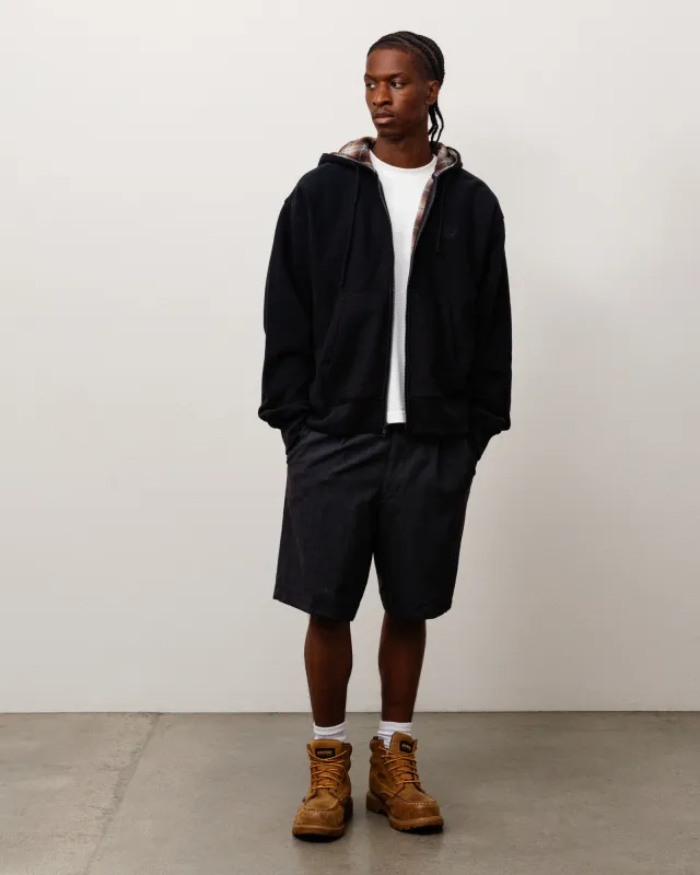 PLAID LINED ZIP HOODIE made by Stussy