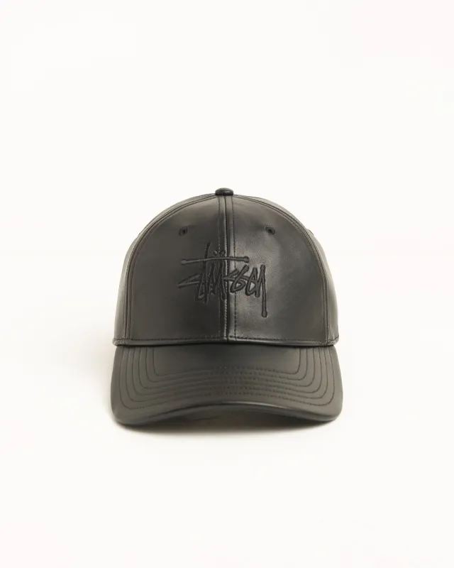 LEATHER BASIC STÜSSY CAP made by Stussy