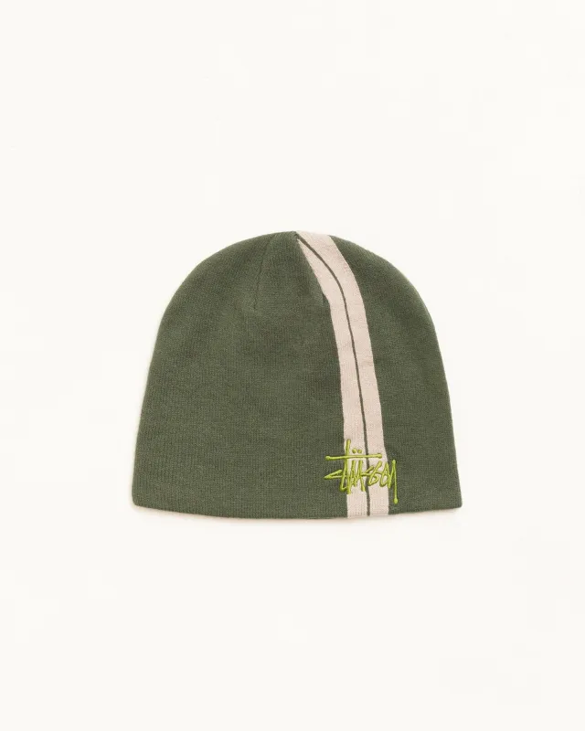 DOUBLE STRIPE SKULLCAP made by Stussy