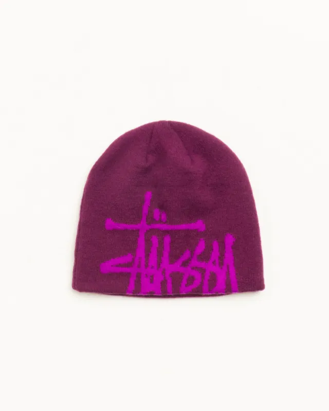 BRUSHED OUT BASIC SKULLCAP made by Stussy