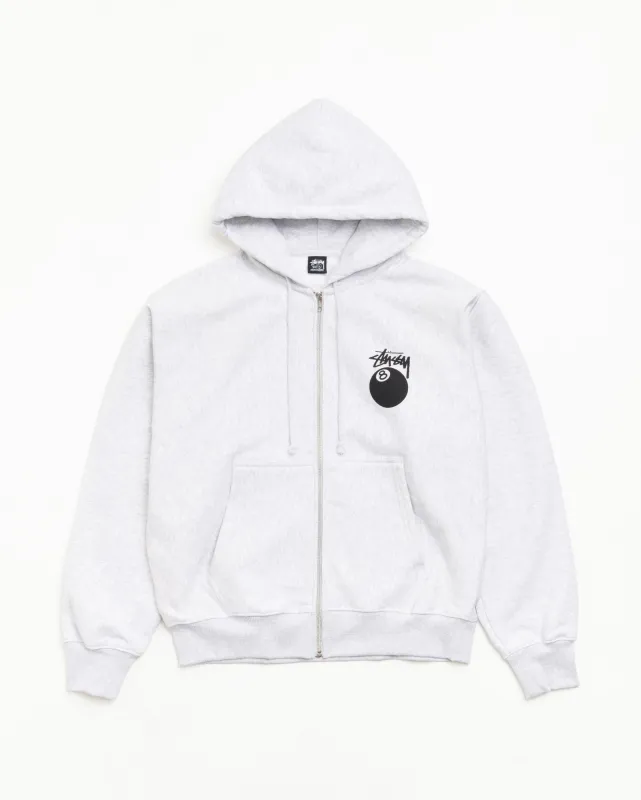 8 BALL ZIP HOODIE made by Stussy