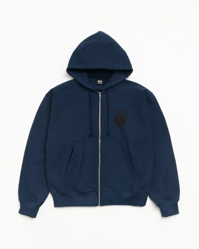 8 BALL ZIP HOODIE made by Stussy