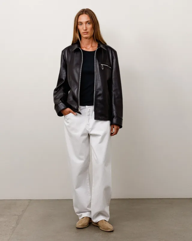 JUNYA LEATHER JACKET made by Stussy