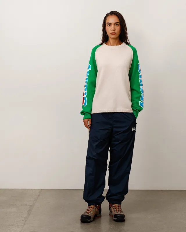 TWO TONE RAGLAN SWEATER made by Stussy