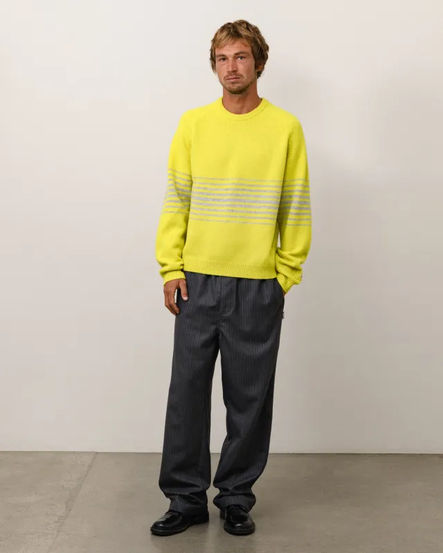SHADOW STRIPE RAGLAN SWEATER made by Stussy