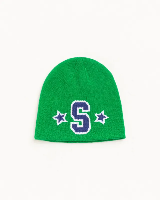 VARSITY S SKULLCAP made by Stussy