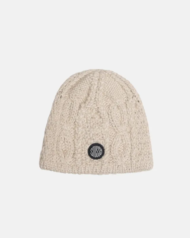 SKULLCAP CABLE KNIT sold by Stussy