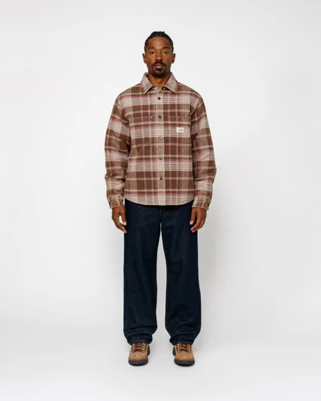 HEAVY WASHED PLAID SHIRT made by Stussy