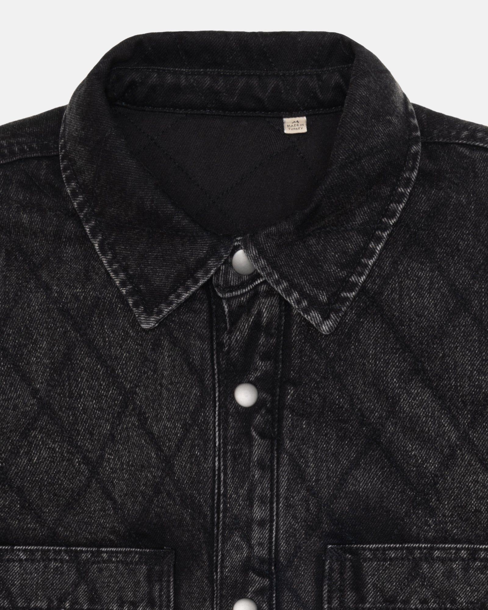 QUILTED DENIM SHIRT sold by Stussy product image thumbnail 3