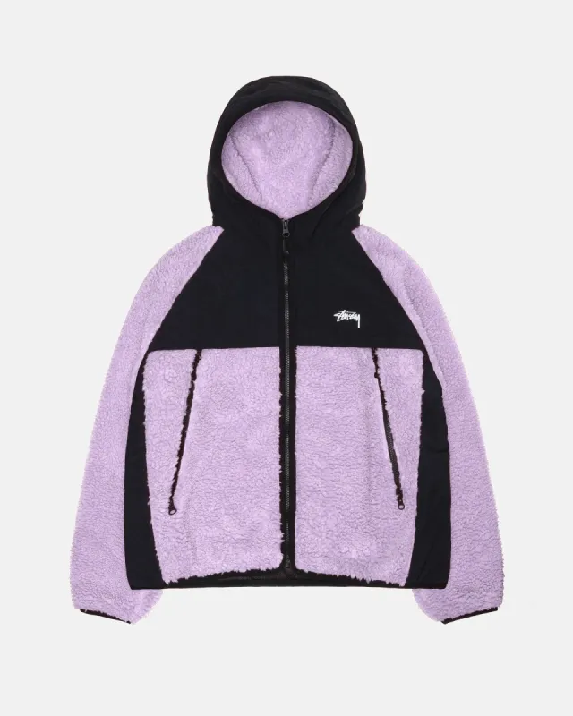 SHERPA PANELED HOODED JACKET made by Stussy
