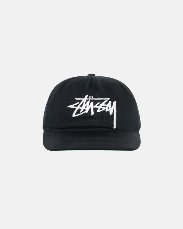 MID-DEPTH BIG STOCK SNAPBACK sold by Stussy