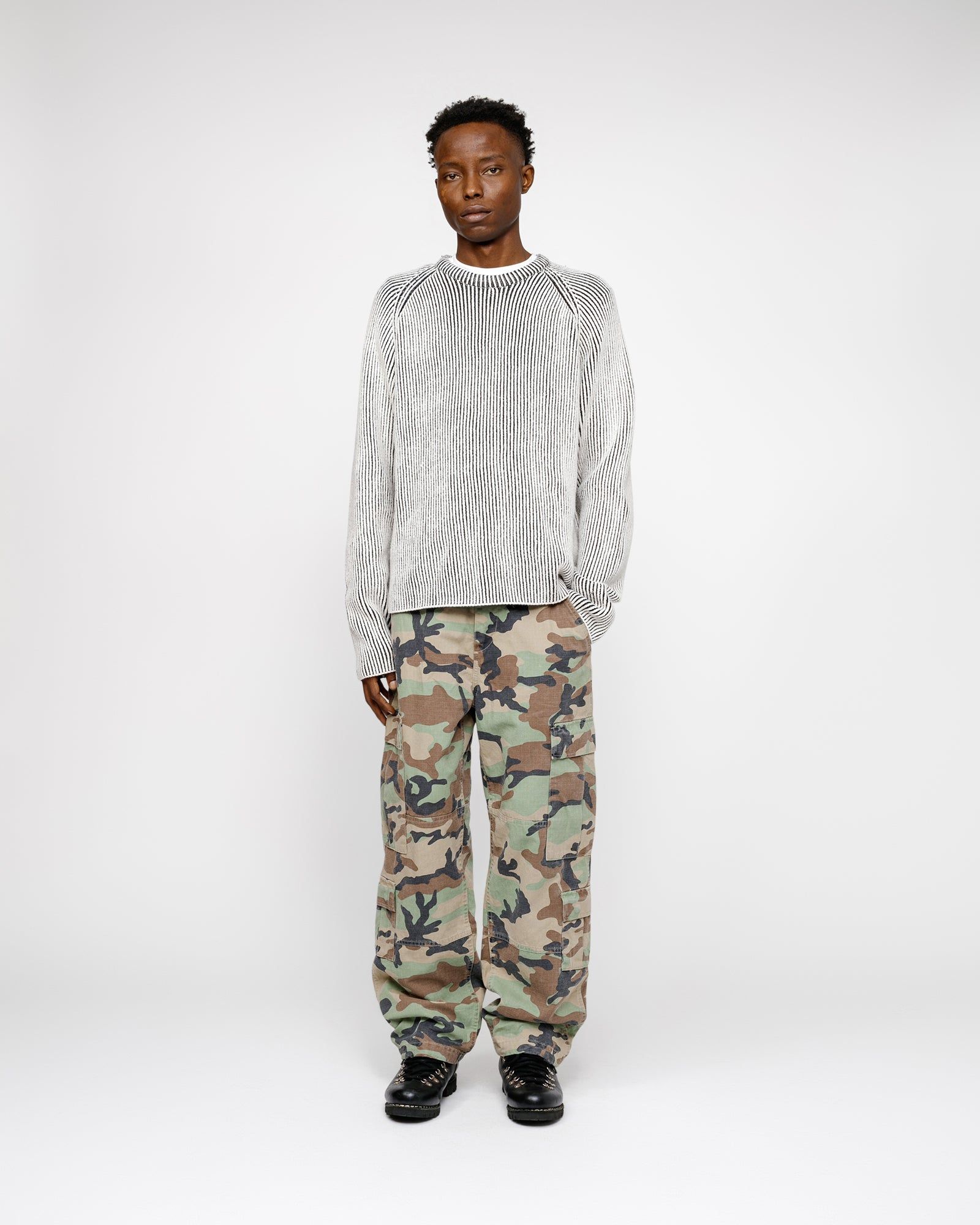 CONTRAST RIB SWEATER sold by Stussy product image thumbnail 3