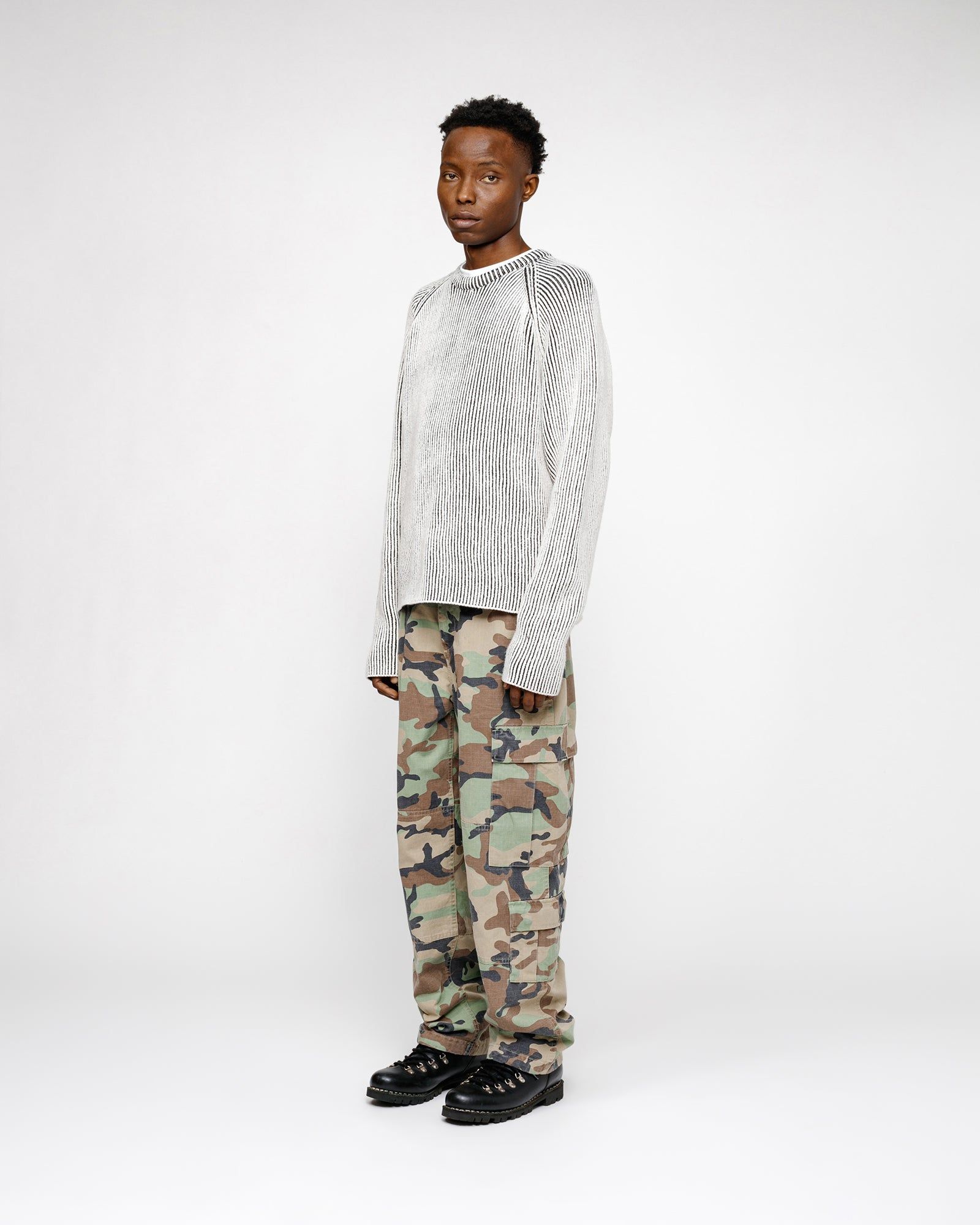 CONTRAST RIB SWEATER sold by Stussy product image thumbnail 4