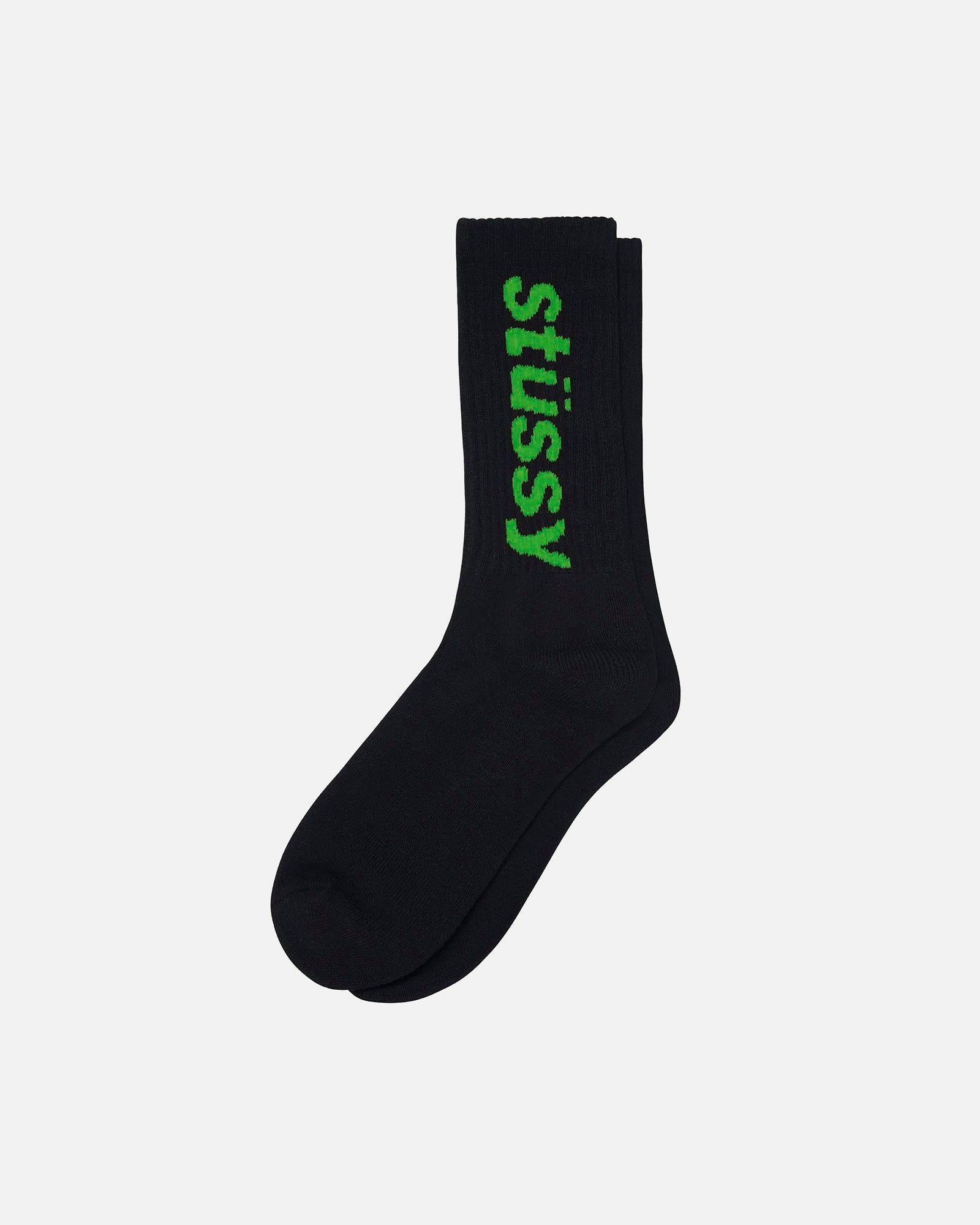 HELVETICA CREW SOCKS sold by Stussy