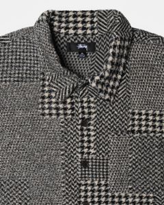 MIXED PATTERN JERSEY SHIRT sold by Stussy
