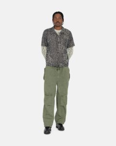 MIXED PATTERN JERSEY SHIRT sold by Stussy