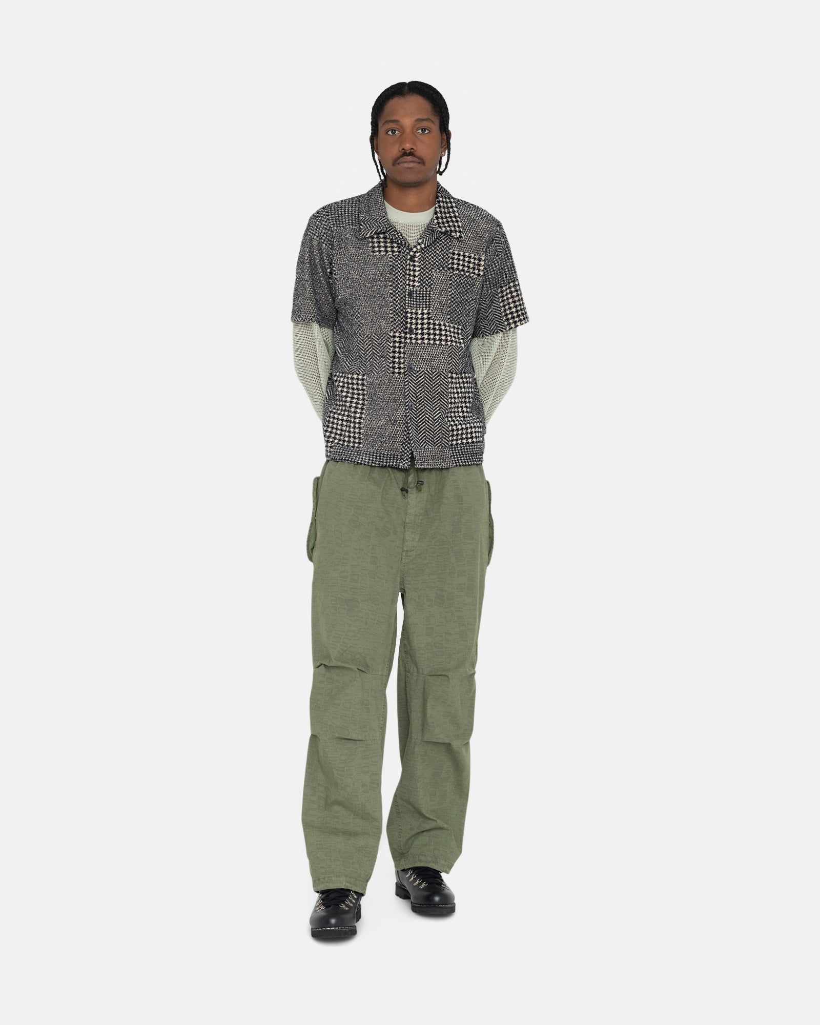 MIXED PATTERN JERSEY SHIRT sold by Stussy product image thumbnail 4