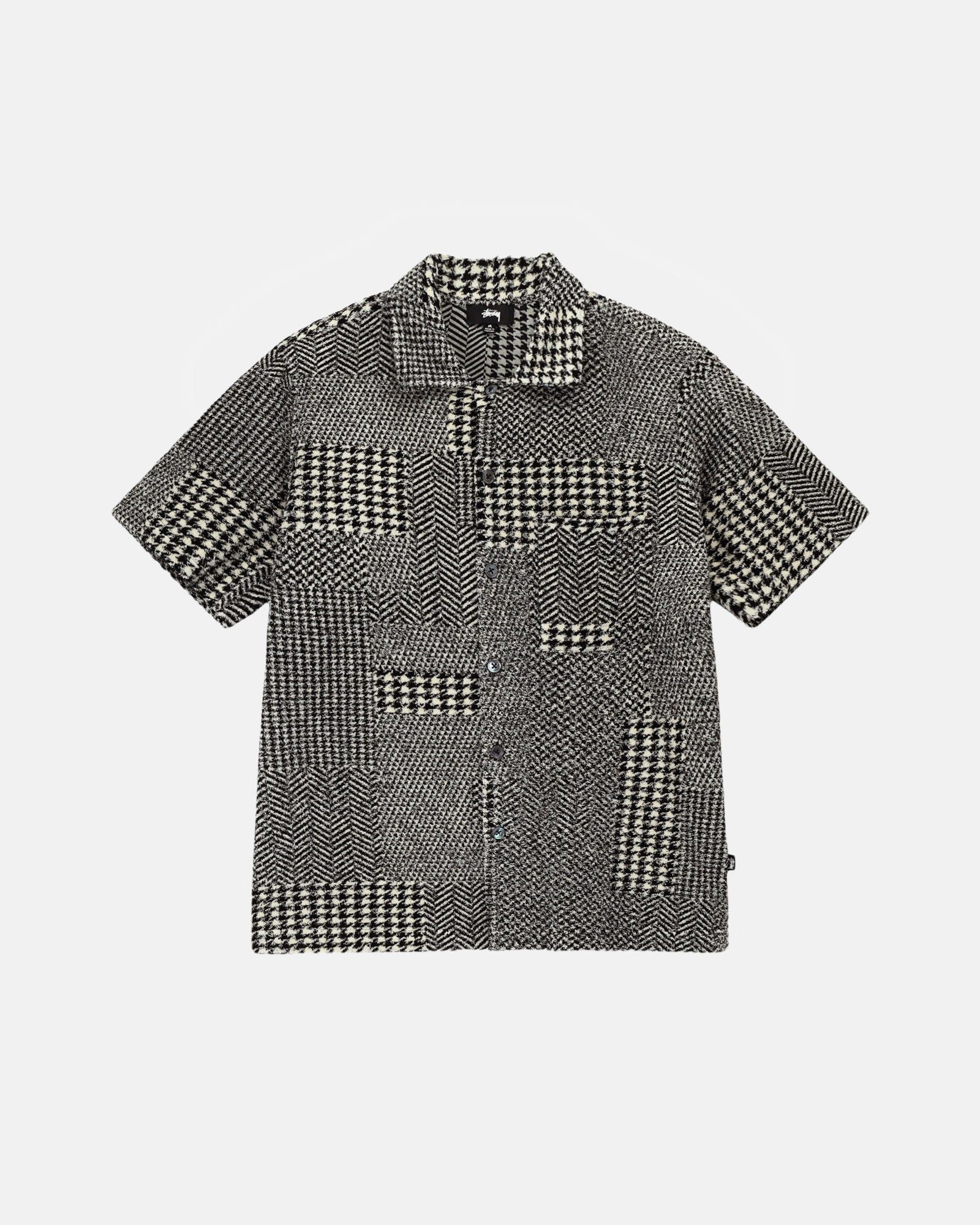 MIXED PATTERN JERSEY SHIRT sold by Stussy