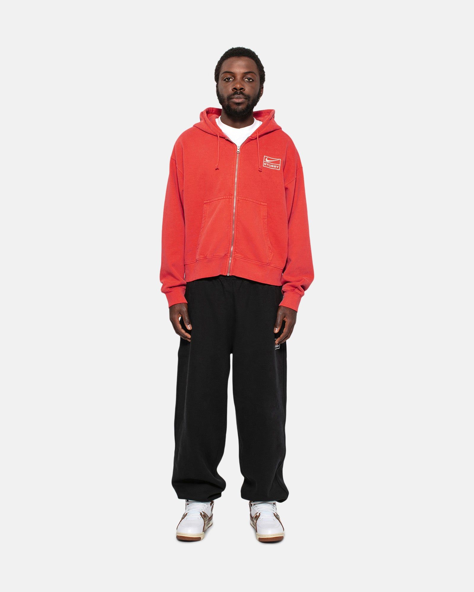 STÜSSY & NIKE PIGMENT DYED FLEECE ZIP HOODIE sold by Stussy product image thumbnail 5
